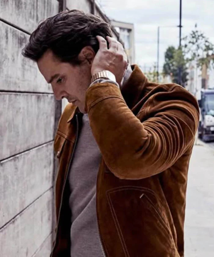 Classic Brown Suede Jacket – Pedro Pascal Style