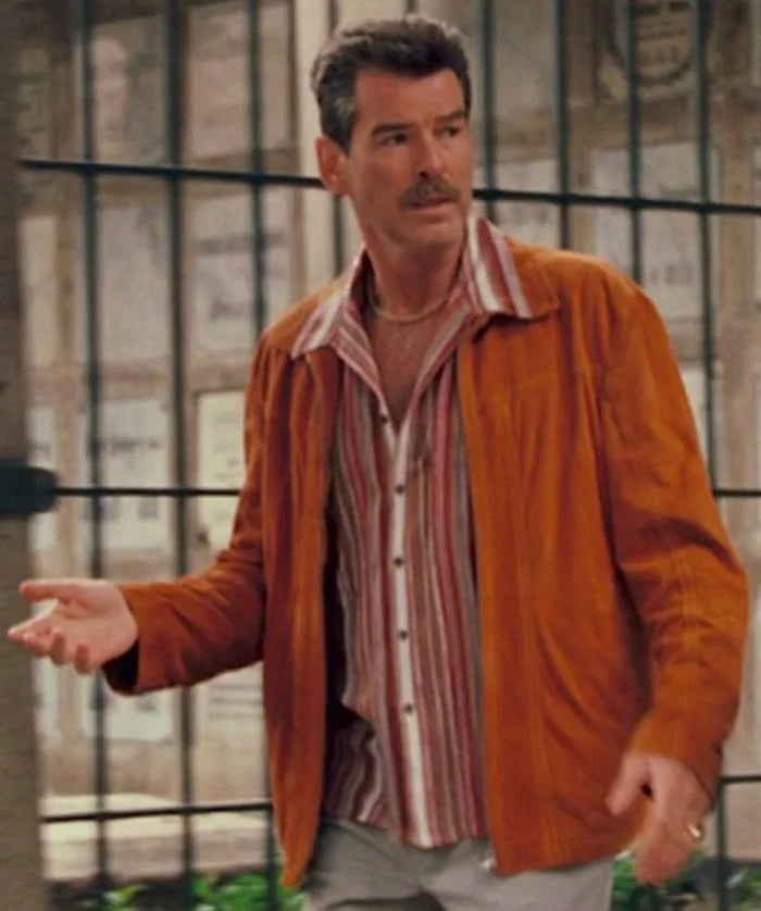 Hollywood Jackets Pierce Brosnan The Matador Julian Noble Suede Leather Jacket