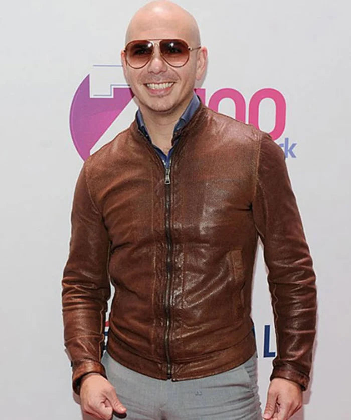 Pitbull Brown Leather Jacket