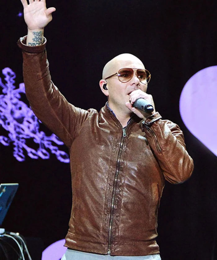 Pitbull Brown Leather Jacket