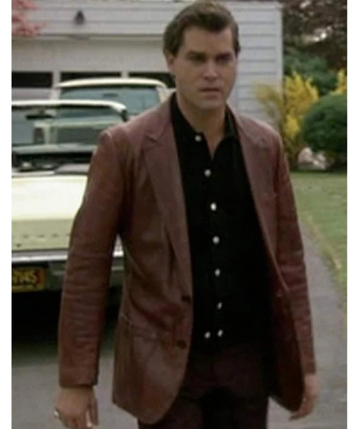 Ray Liotta Goodfellas Henry Hill Leather Blazer