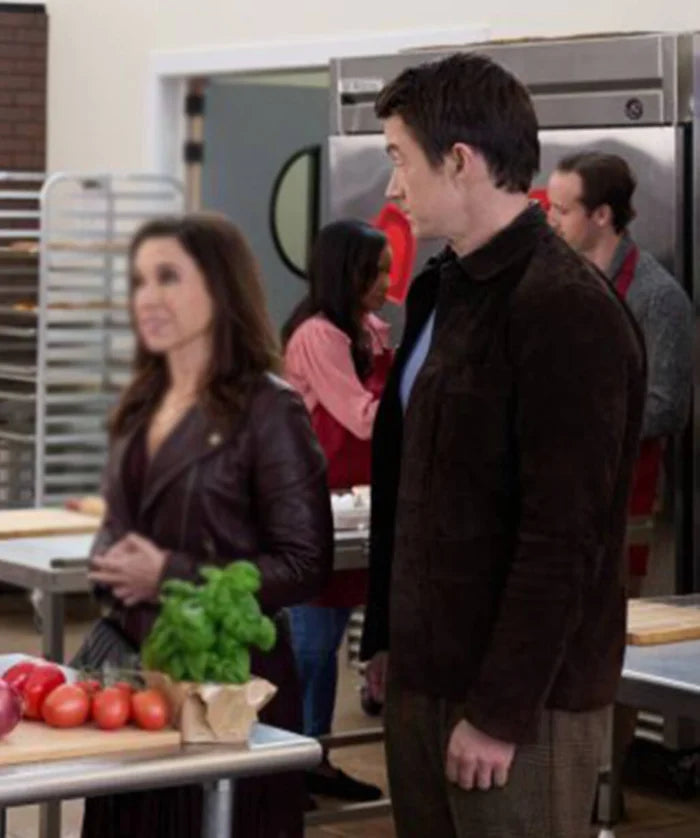 Robert Buckley An Unexpected Valentine Suede Jacket