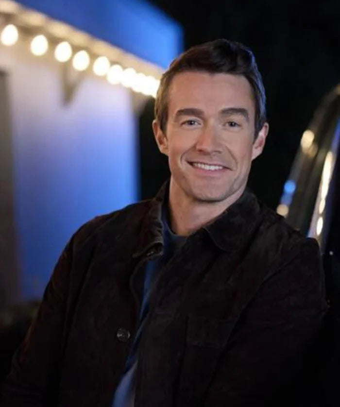 Robert Buckley An Unexpected Valentine Suede Jacket