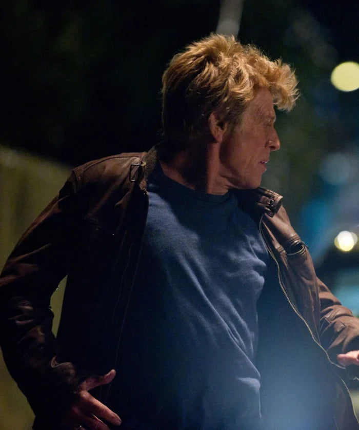 Robert Redford The Company You Keep Brown Leather Jacket