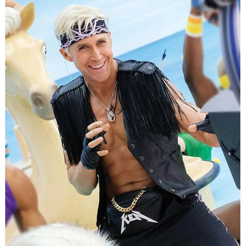 Barbie 2023 Ryan Gosling Ken Outfit Fringe Vest