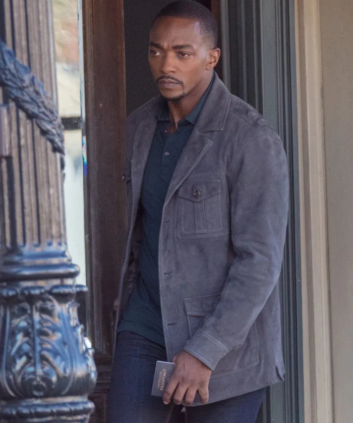 Sam Wilson The Falcon and the Winter Soldier Suede Jacket