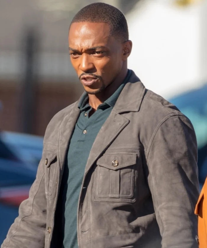 Sam Wilson The Falcon and the Winter Soldier Suede Jacket