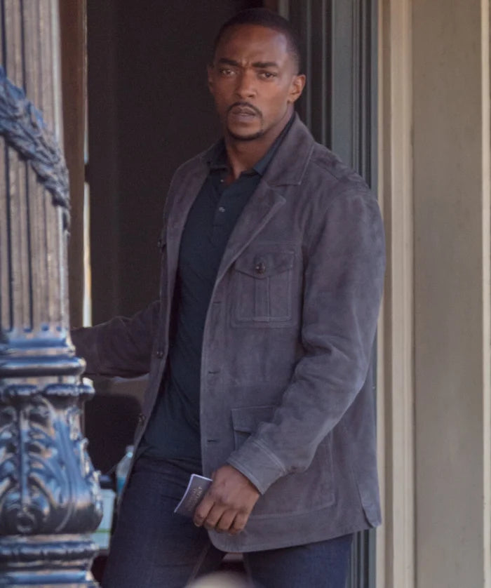 Sam Wilson The Falcon and the Winter Soldier Suede Jacket