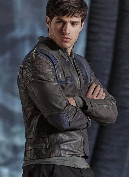 Hollywood Jackets Cameron Cuffe Seg-El Krypton Leather Jacket