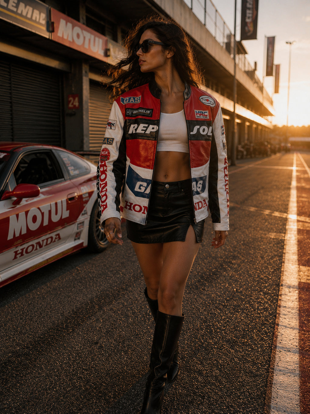 Repsol Honda Racing Unisex Leather Jacket | Hollywood Jackets