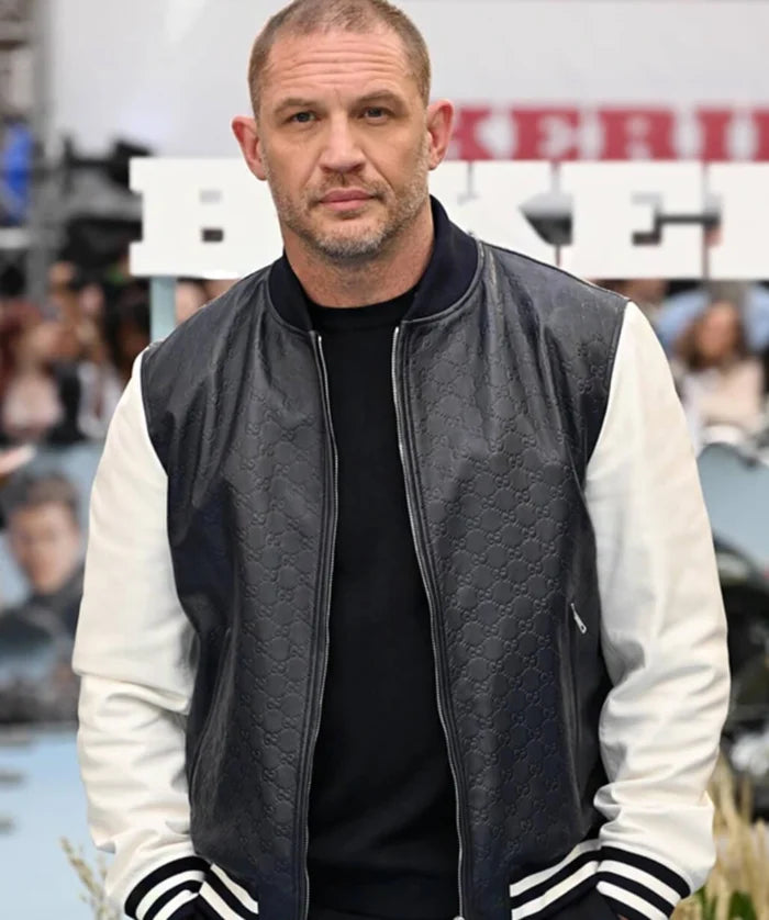 The Bikeriders 2023 Premiere Tom Hardy Bomber Jacket
