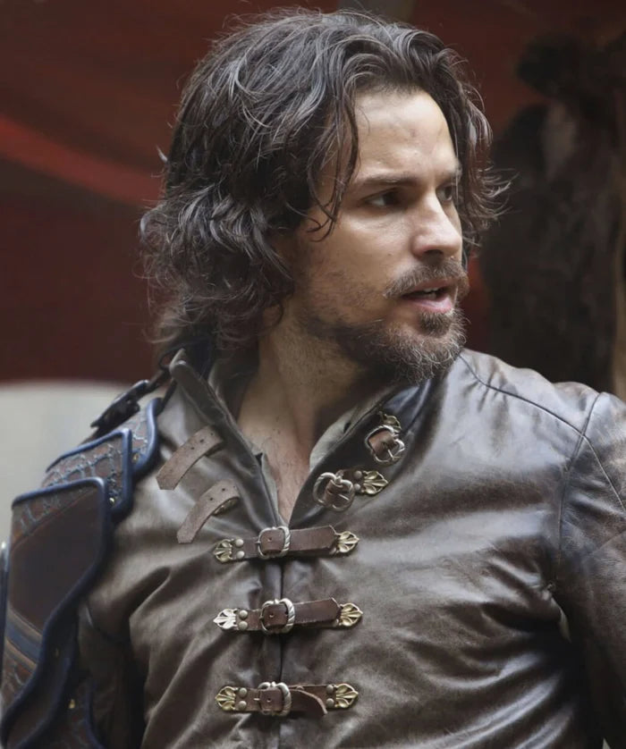 The Musketeers S3 Aramis Brown Leather Jacket