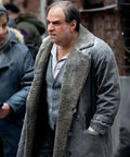 The Penguin (2024) Colin Farrell Grey Shearling Coat – Premium Leather Coat