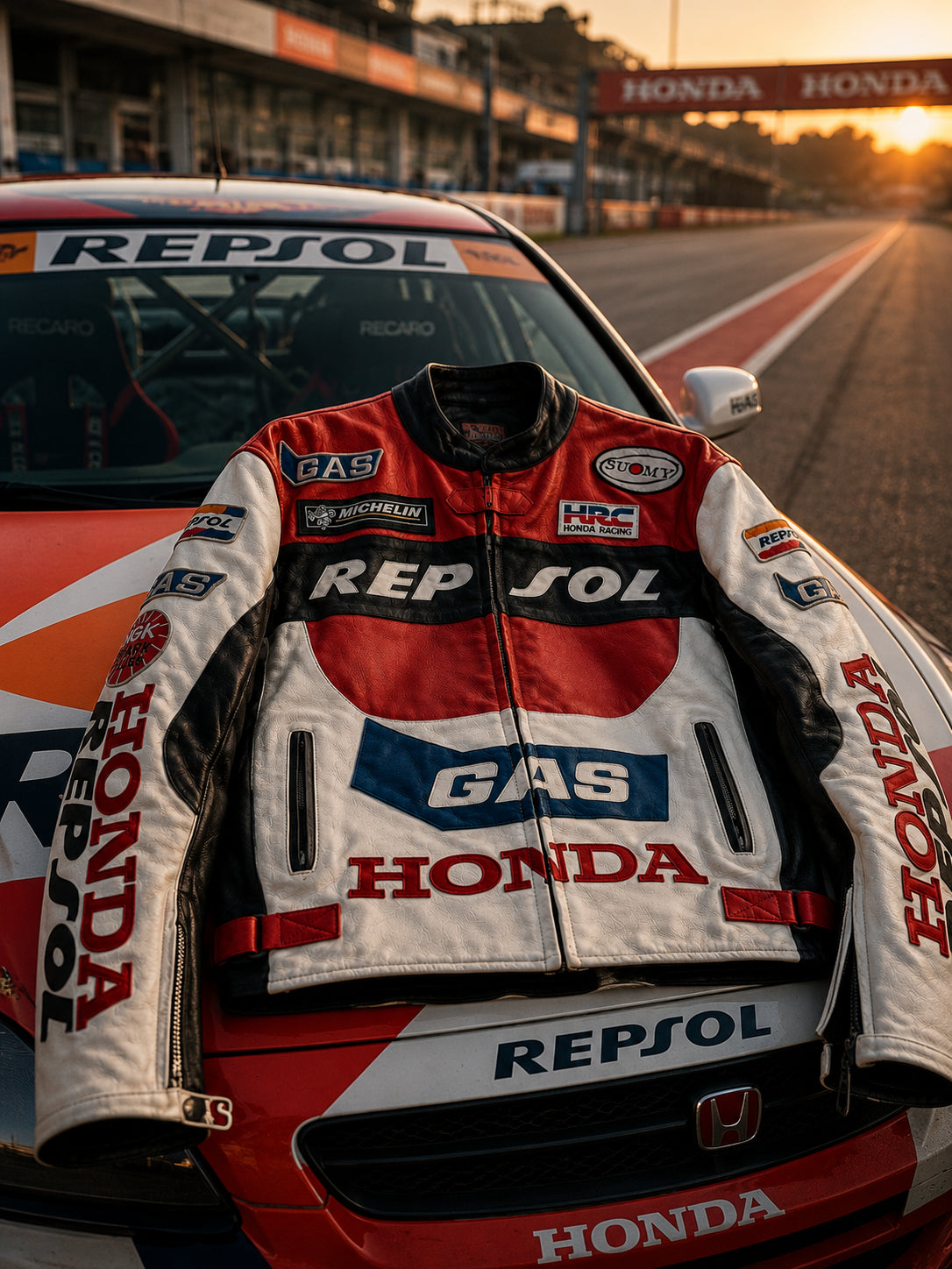 Repsol Honda Racing Unisex Leather Jacket | Hollywood Jackets
