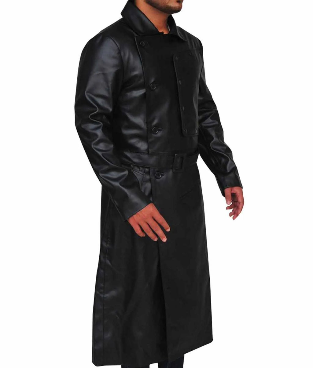 Willem Dafoe The Grand Budapest Hotel Leather Coat