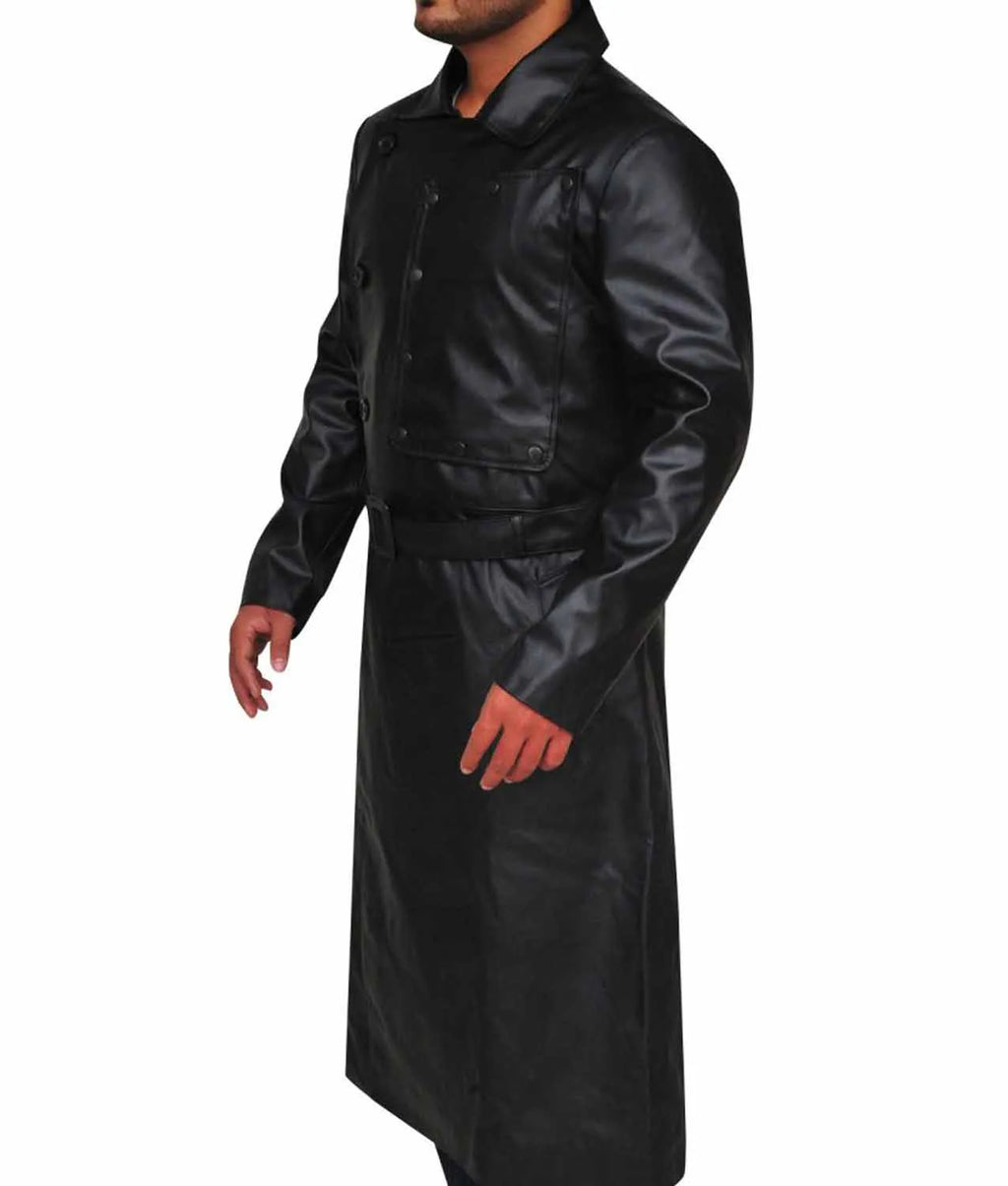 Willem Dafoe The Grand Budapest Hotel Leather Coat